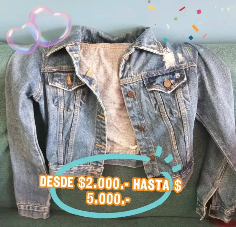 Chaqueta de mezclilla retro unisex - 2