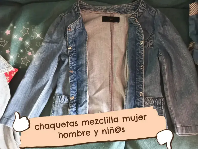 Chaqueta de mezclilla retro unisex - 4