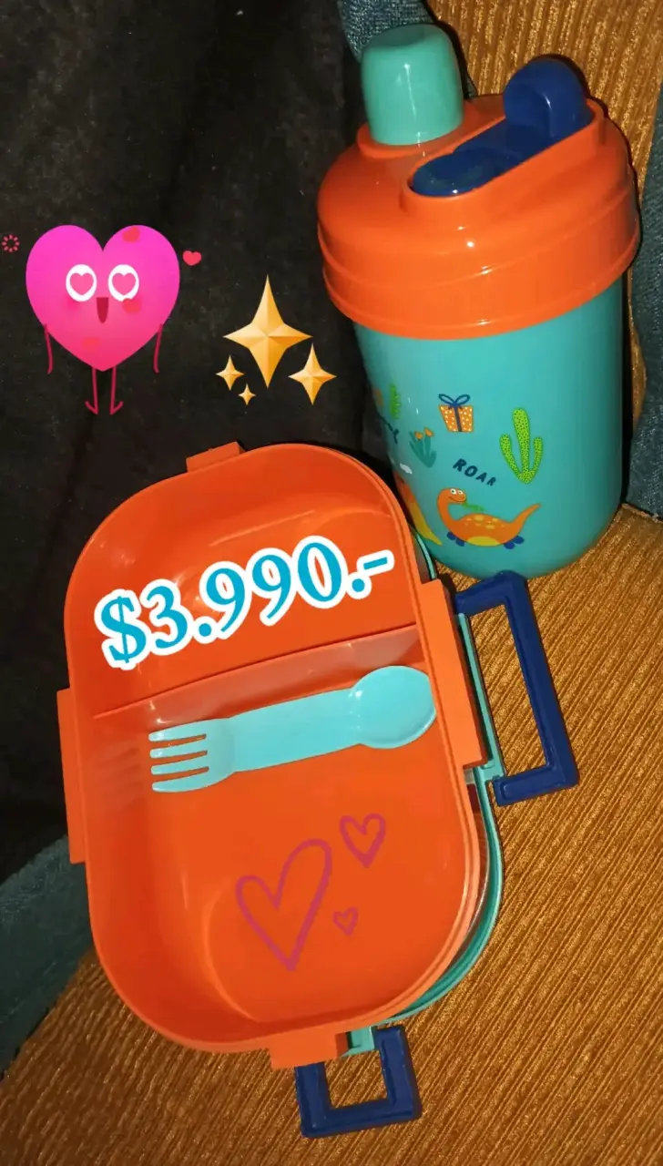 Set de almuerzo infantil Dino Party - 3
