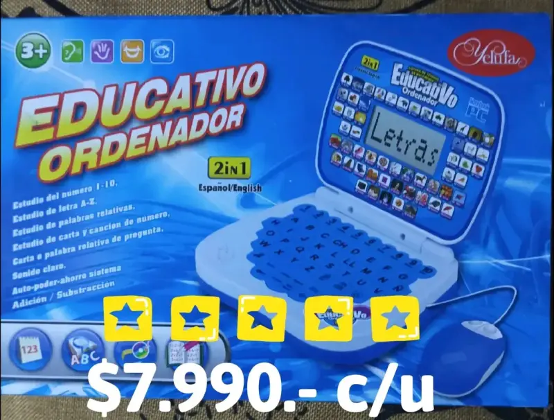 Ordenador Educativo Infantil 2 en 1 - 3