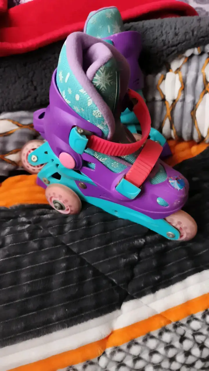 Patines infantiles ajustables Frozen Elsa y Anna - 3