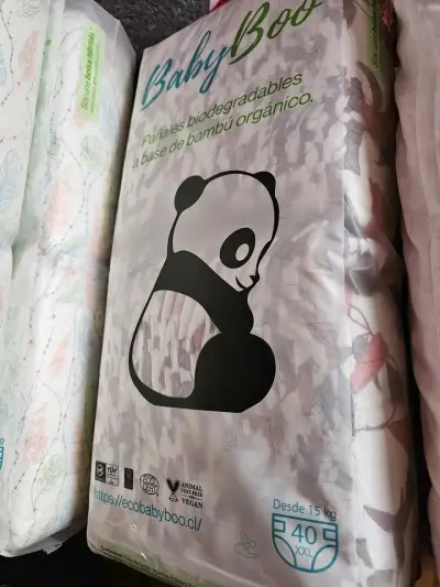Pañales biodegradables BabyBoo XXL 40 unidades - miniatura 1
