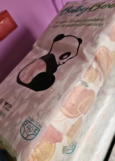 Pañales biodegradables BabyBoo XXL 40 unidades - miniatura 2