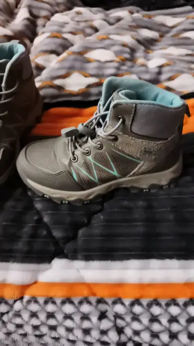 Botas de senderismo gris para niñas No 30s - miniatura 2