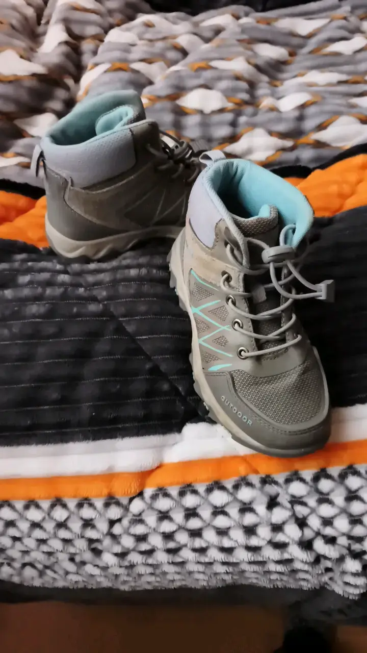 Botas de senderismo gris para niñas No 30s - 4
