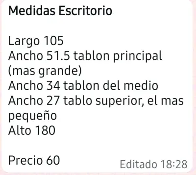 Escritorio con estantería de madera y metal - miniatura 4