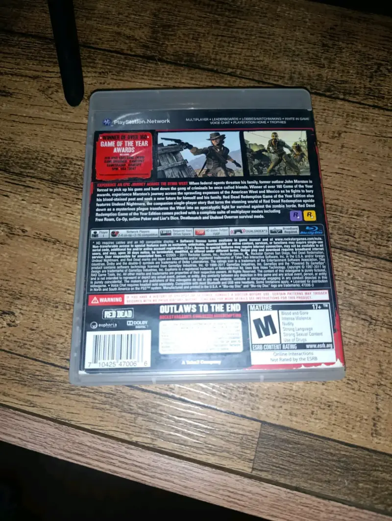 Red Dead Redemption GOTY PS3 Usado - 2