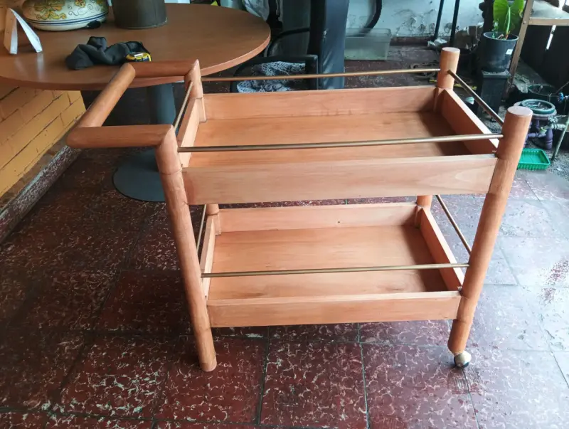 Carro de Madera para Servicio con Ruedas - 2