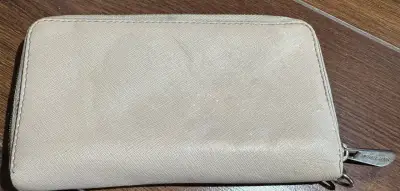 Billetera Michael Kors rosa con cierre, cuero - miniatura 2