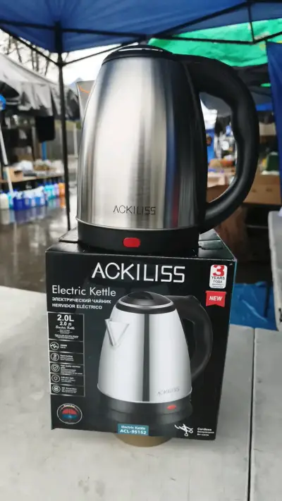 Hervidor eléctrico Ackiliss 2L acero inoxidable - miniatura 1