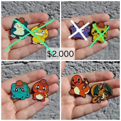 Set de pines de personajes anime y videojuegos - miniatura 2