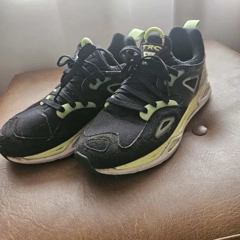 Zapatillas hombre número 42 negras y ver - 3