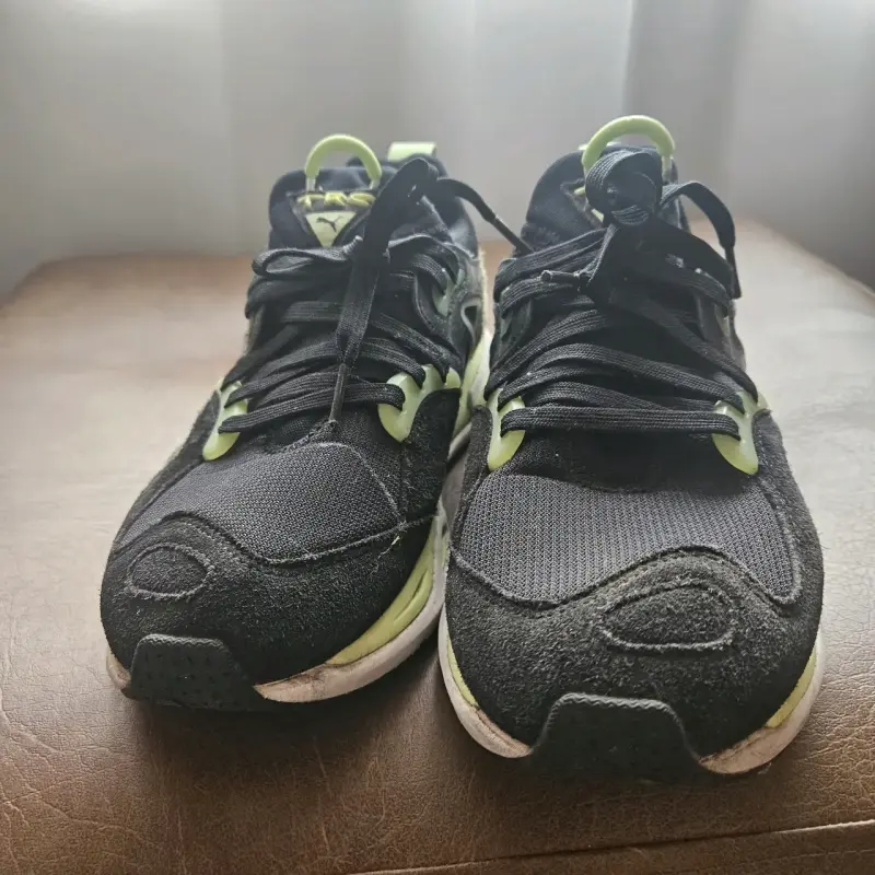 Zapatillas hombre número 42 negras y ver - 4