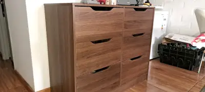 Cómoda de Madera con Seis Cajones - miniatura 1