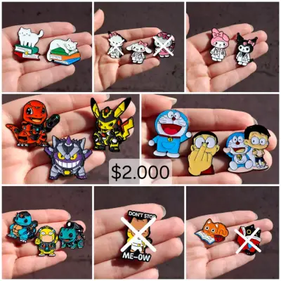 Set de pines de personajes anime y videojuegos - miniatura 5