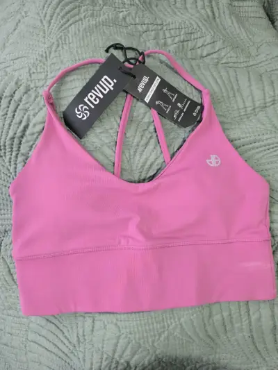 Top deportivo rosa Revup Diana Bolocco - miniatura 1
