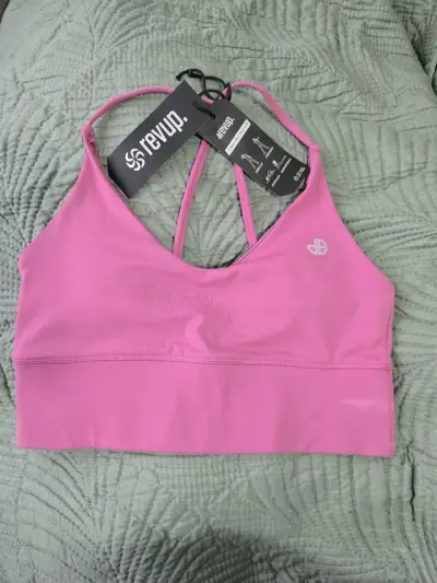 Top deportivo rosa Revup Diana Bolocco - miniatura 2