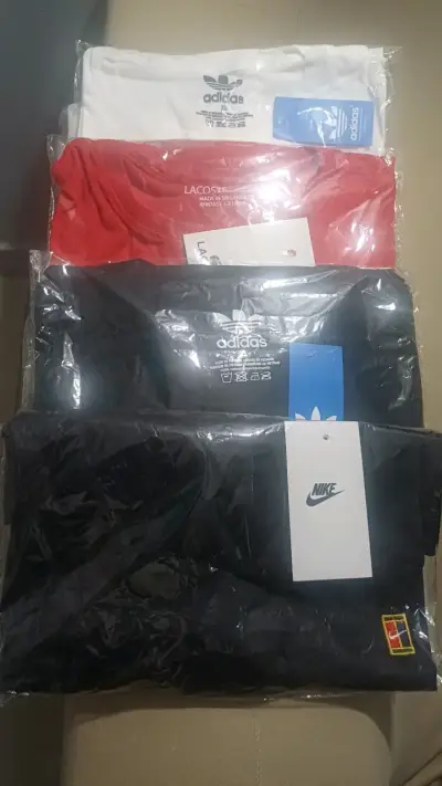Pack de poleras de marcas Adidas, Lacoste y Nike - miniatura 1