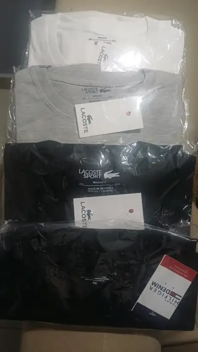 Pack de poleras de marcas Adidas, Lacoste y Nike - miniatura 3