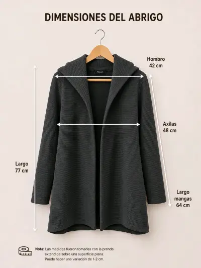Chaqueta gris con capucha Today talla S - miniatura 3