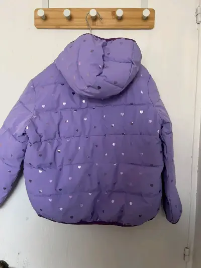 Parka morada corazones Ellesse niña - miniatura 2