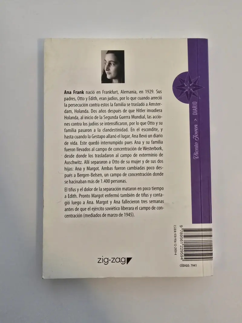 Diario de Ana Frank Edición Zig-Zag - 2