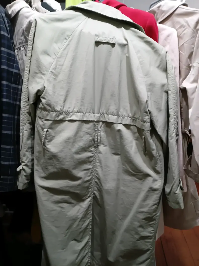 Abrigo verde claro Bershka talla XS - 4