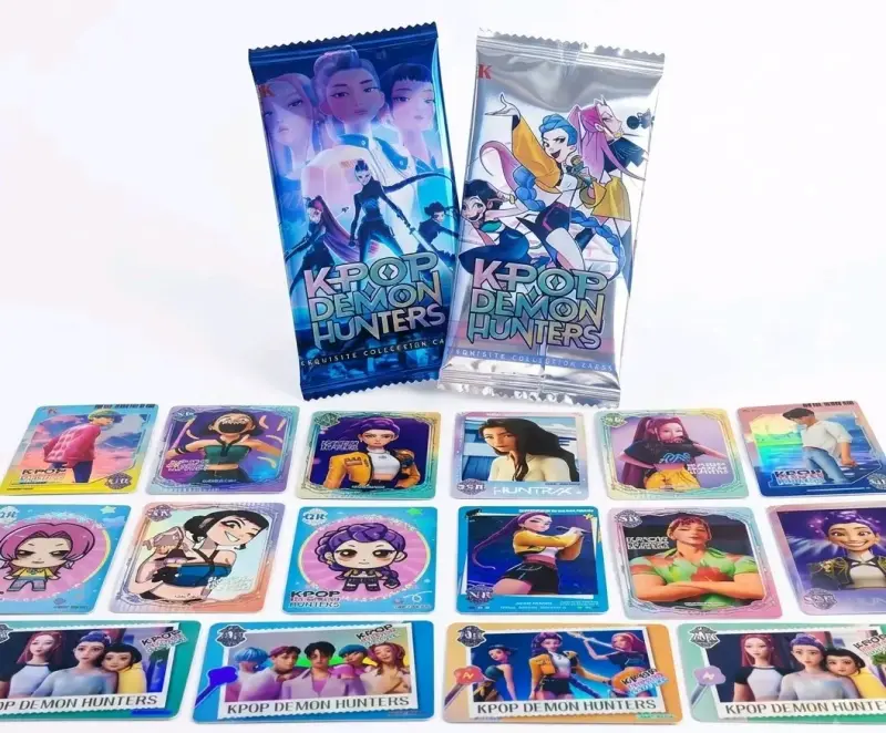 Sobres de cartas coleccionables K-Pop Demon Hunters