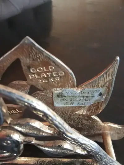 Figura decorativa de Jerusalén chapada en oro - miniatura 3
