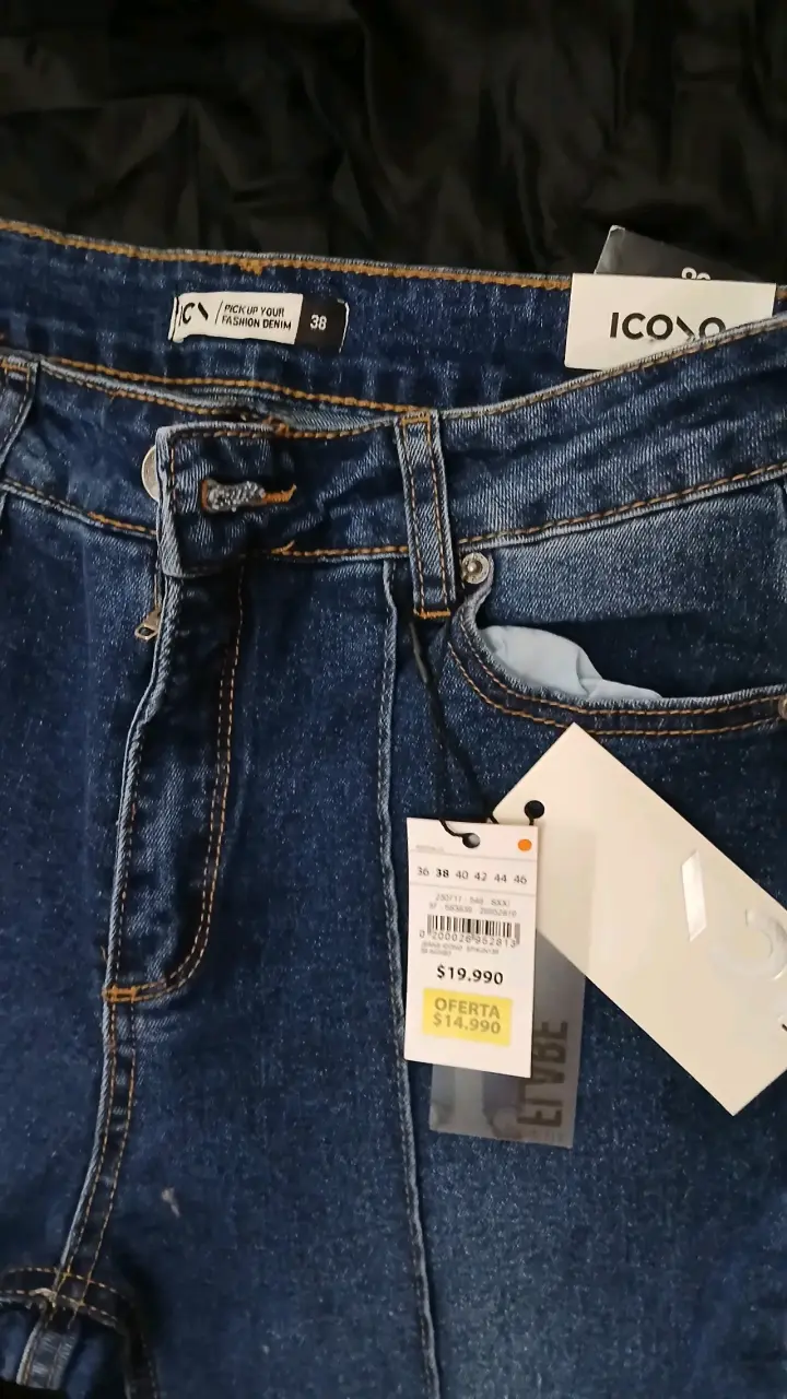 Pantalones blancos Opposite talla 38 - 6
