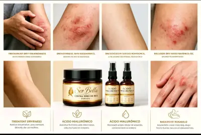 Set de Cuidado Facial Ser Bella con Crema, Jabón y Ácido Hialurónico - miniatura 2