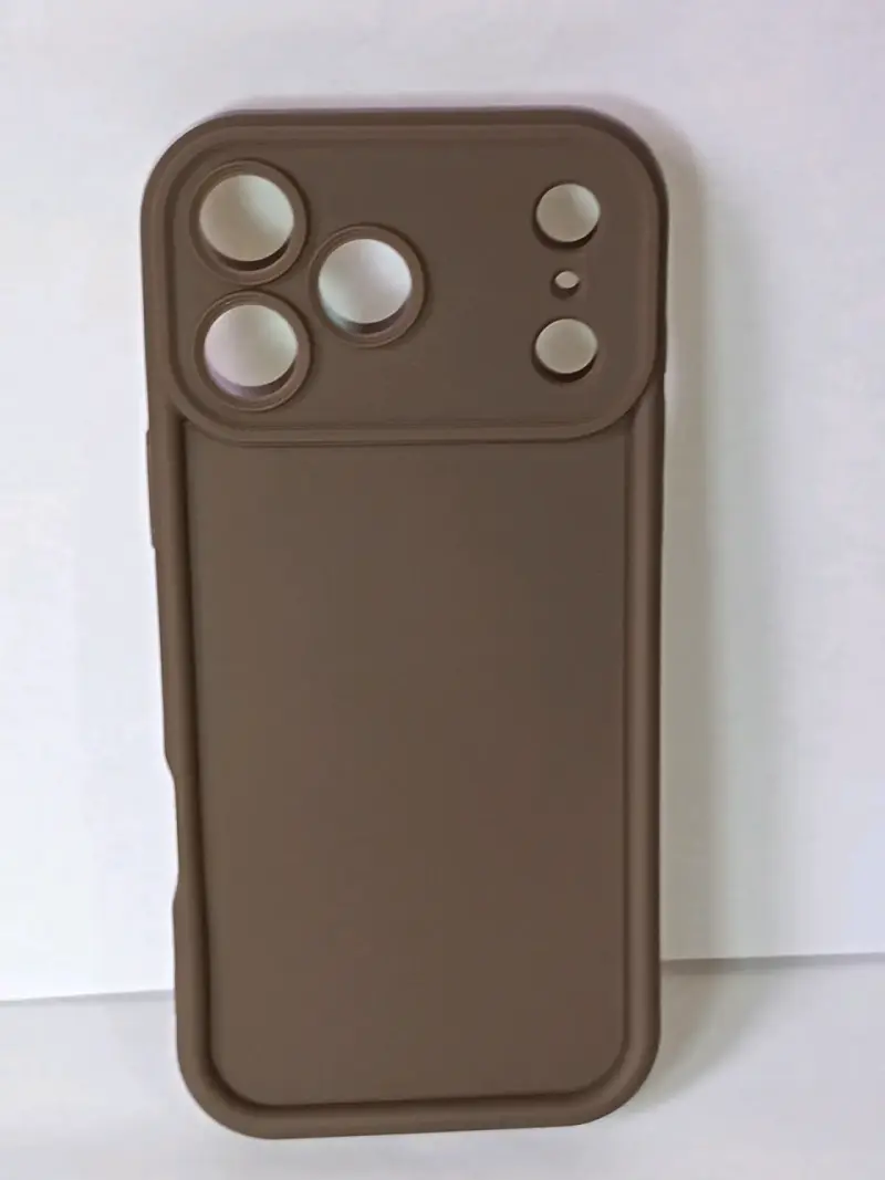 Funda protectora marrón para iPhone 17 pro max
