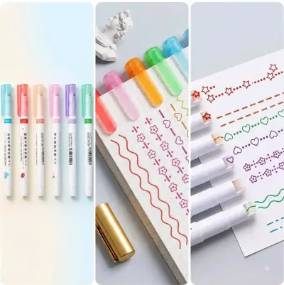 Rotuladores con diseños de colores pastel - miniatura 2