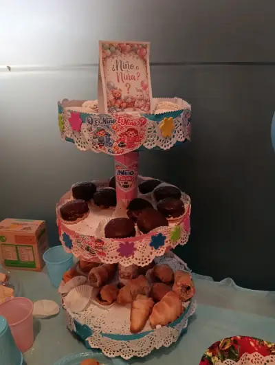 Decoración para fiesta cumple, baby shower, bautiz - miniatura 2