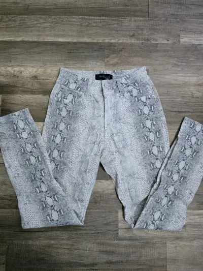 Pantalones pitillo estampado serpiente Marquis - miniatura 1