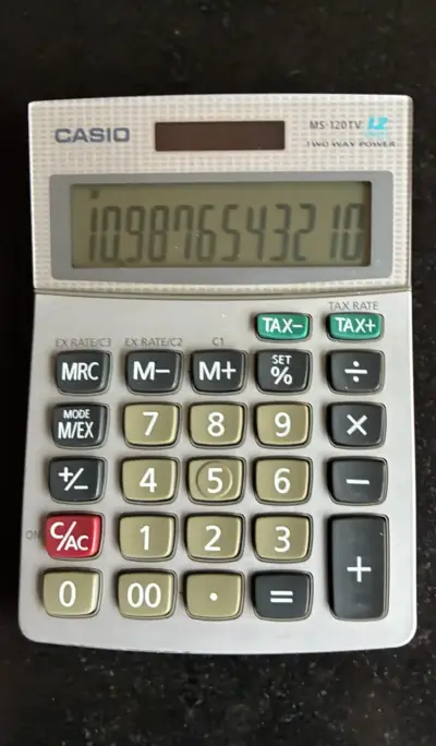 Calculadora Solar Casio MS-120TV 12 dígitos - miniatura 4