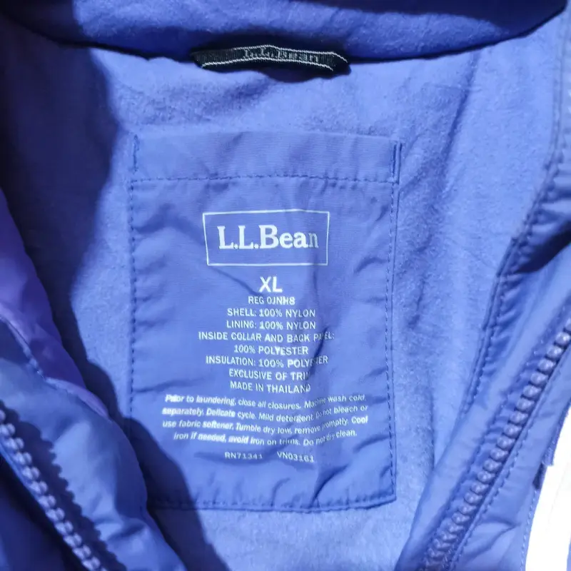 Chaqueta de invierno Lila L.L. Bean XL Impermeable - 3