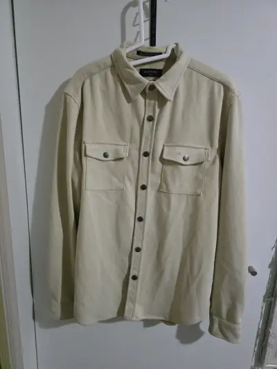 Camisa beige de mujer Basement slim fit - miniatura 1