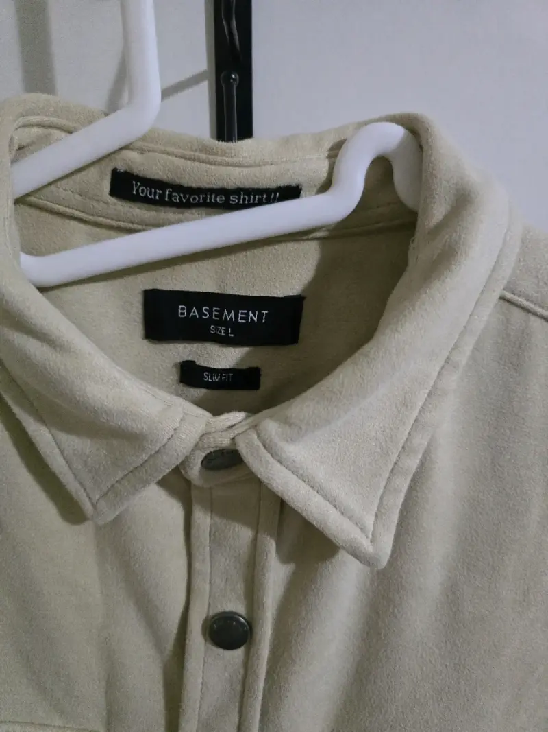 Camisa beige de mujer Basement slim fit - 2