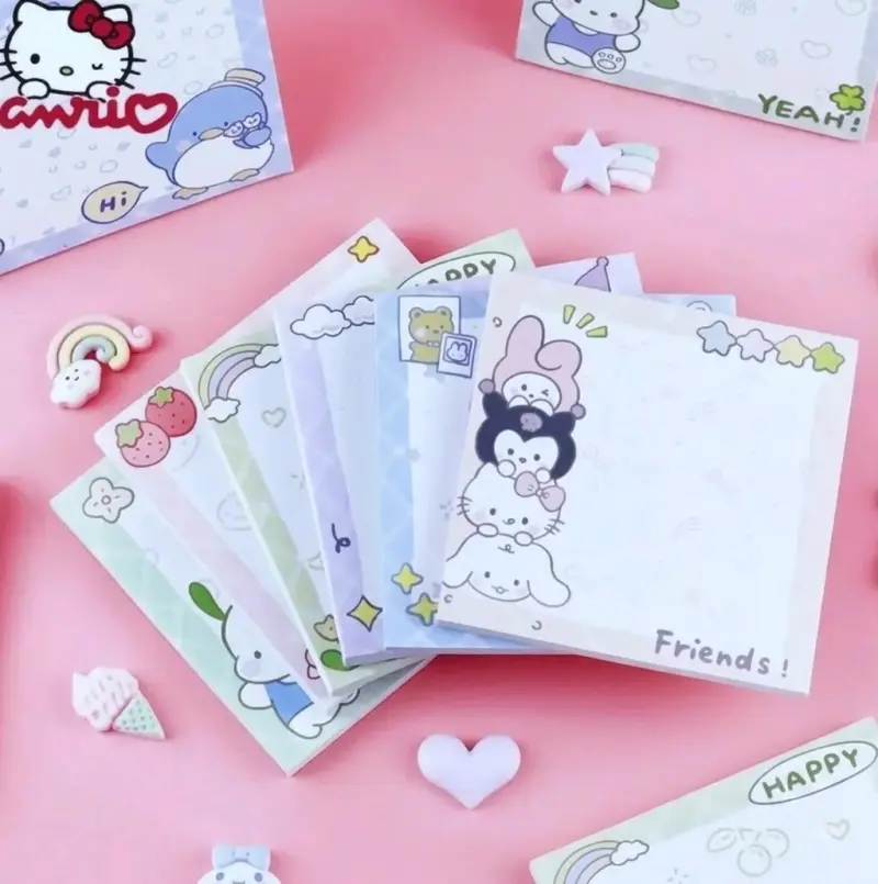 Post it kawaii con diseños de personajes - 2