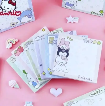 Post it kawaii con diseños de personajes - miniatura 2