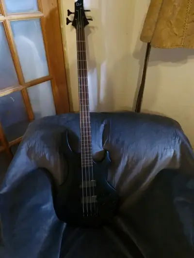 Bajo Eléctrico LTD Negro de 4 Cuerdas - miniatura 1