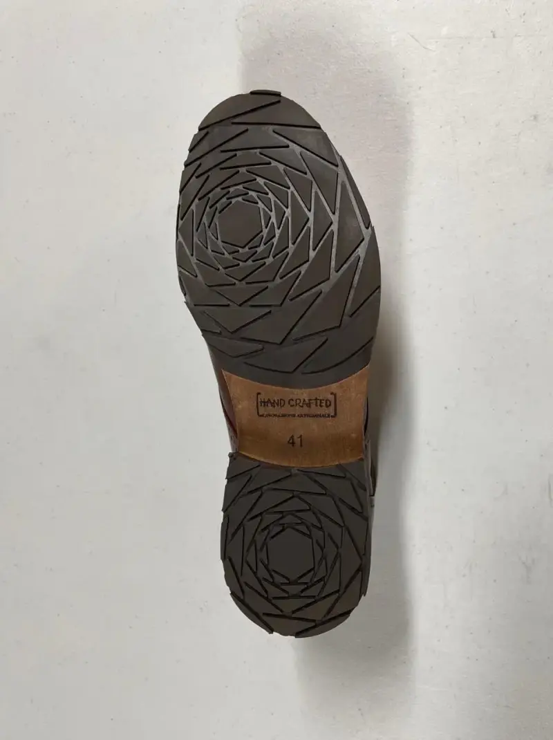 Botines de cuero marrón para hombre - 2