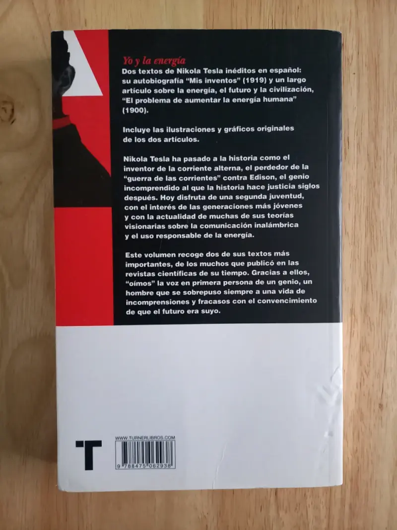 Libro 'Yo y la energía' de Nikola Tesla - 2
