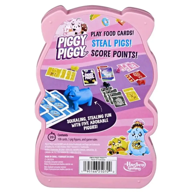 Piggy Piggy juego de cartas Hasbro - 3
