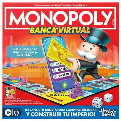 Monopoly Banca Virtual Hasbro - miniatura 1