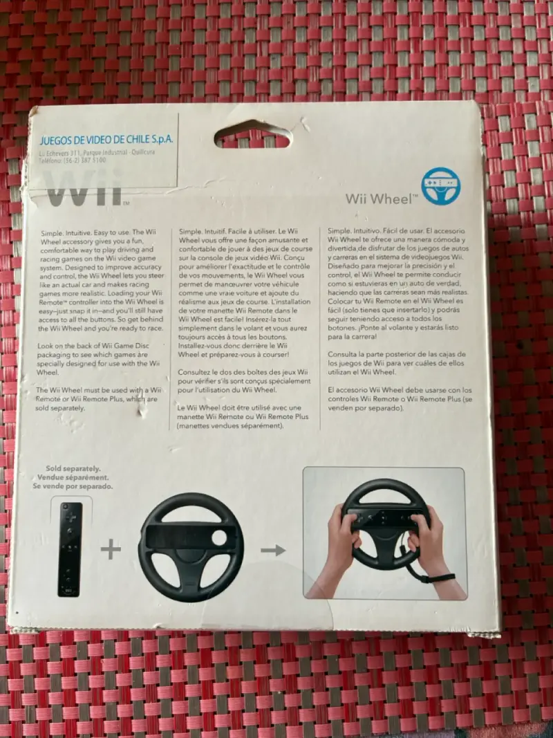 Volante Wii Wheel para Nintendo Wii - 3