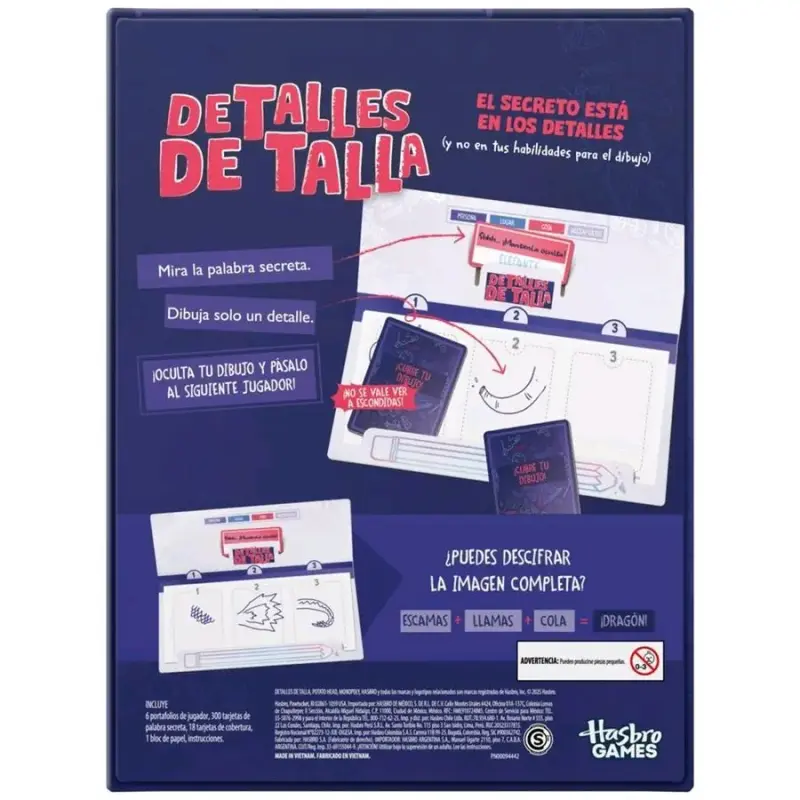 Detalles de Talla juego de mesa - 4