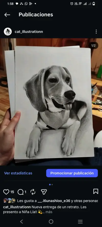 Retrato a lápiz. Personalice su retrato!! - miniatura 5