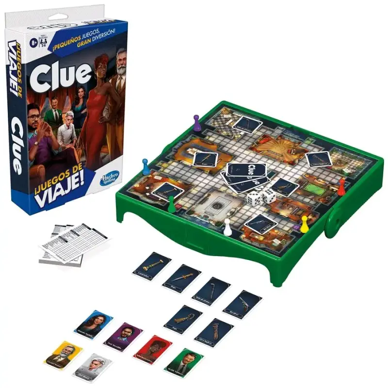 Juego de mesa Clue de viaje Hasbro - 2